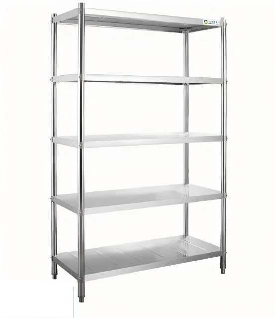 stainless steel commercial display shelf